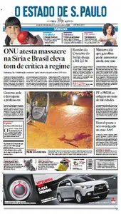 Jornal O Estado de São Paulo - 14 de julho de 2012 - Sábado