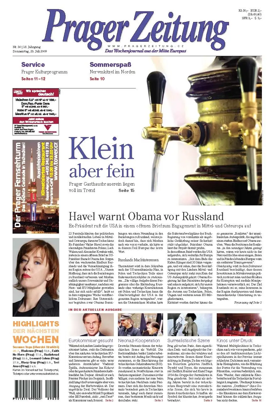 Prager Zeitung 30/2009