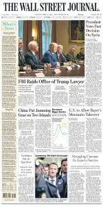 The Wall Street Journal - April 10, 2018