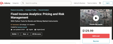 Fixed Income Analytics: Pricing and Risk Management (2/2021)