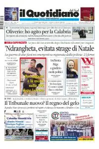 il Quotidiano del Sud Vibo Valentia - 21 Dicembre 2018