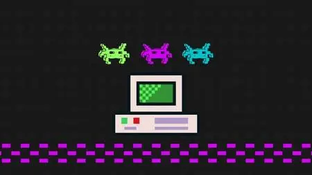 Build an 8-bit website using Bootstrap and Javascript