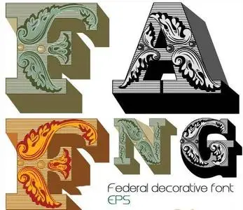 Federal Decorative Font 