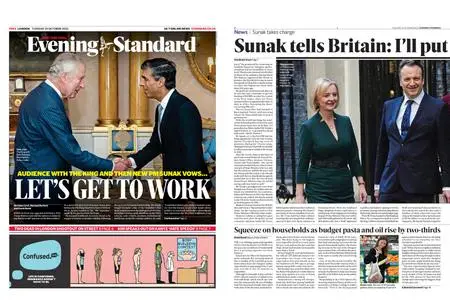 London Evening Standard – October 25, 2022