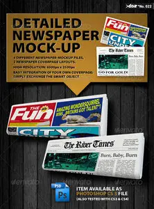 GraphicRiver Newspaper Mock-up