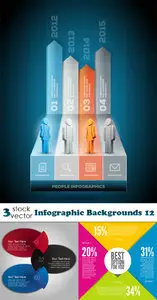 Vectors - Infographic Backgrounds 12
