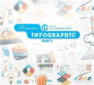 CreativeMarket - Human Infographic Bundle (part 2)