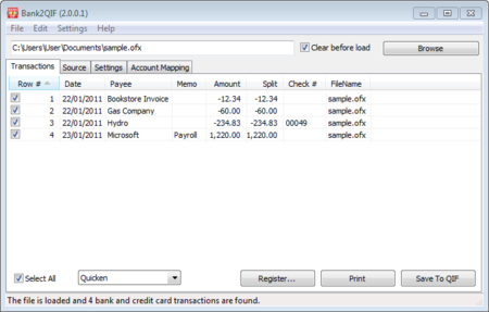 ProperSoft Bank2QIF 2.1.1.0