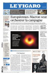 Le Figaro du Jeudi 11 Avril 2019