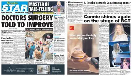 Shropshire Star Shrewsbury Edition – August 31, 2019