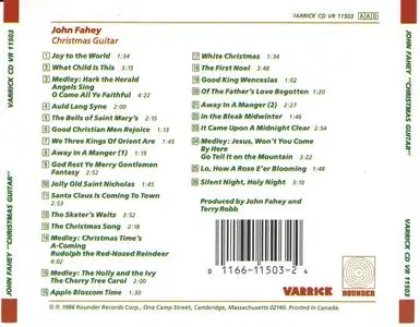 John Fahey - Christmas Guitar (1986) {Varrick--Rounder CDVR11503}