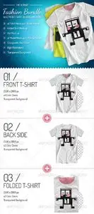GraphicRiver Fashion Bundle - x3 T-shirt / x2 Models / Hat