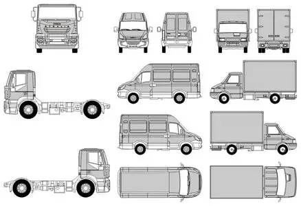 Iveco Outline in CorelDRAW