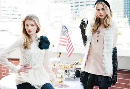 Lily Donaldson and Cara Delevingne - Goelia Fall/Winter 2012-2013 Collection