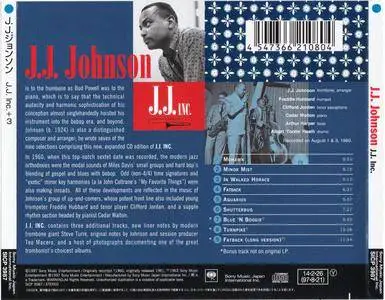 J.J. Johnson - J.J. Inc. (1960) {2014 Japan Jazz Collection 1000 Columbia-RCA Series SICP 3987}