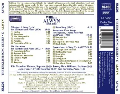 William Alwyn - Mirages, 6 Nocturnes, Seascapes, Invocations