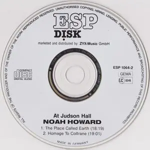 Noah Howard - Noah Howard At Judson Hall (1993)