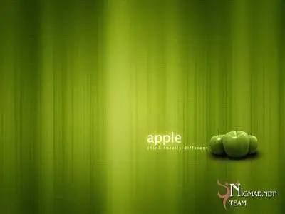 Red and green apple wallpaper