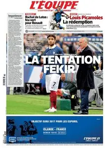 L'Equipe du Vendredi 4 Septembre 2015