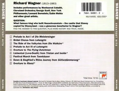 VA - Greatest Hits: Wagner (1994) {Sony Classical} **[RE-UP]**