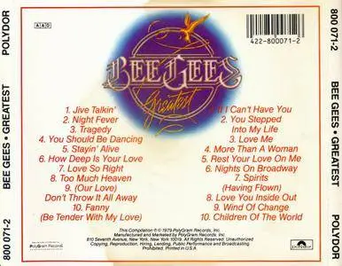 Bee Gees - Greatest (1979) {1987, Reissue}