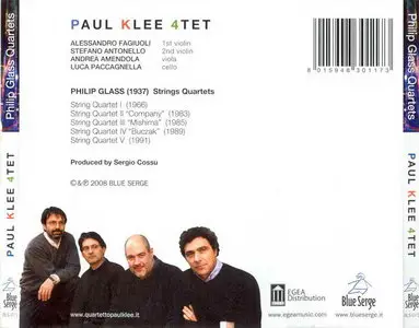 Paul Klee 4tet - Philip Glass Quartets