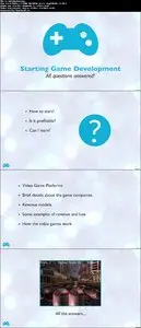 Starting game development : All questions answered + Unity3d