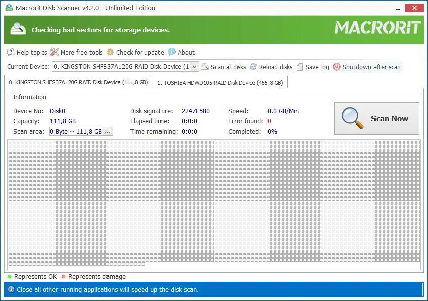 macrorit disk scanner log