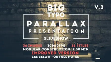 Big Typo Parallax Presentation - Project for After Effects (VideoHive)