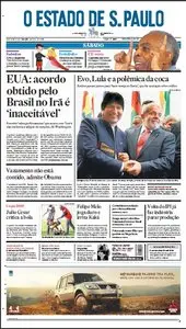 Jornal O Estado de SP em PDF, Sabado, 29 de Maio de 2010