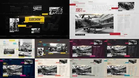 Slideshow Clean Timeline - Project for After Effects (VideoHive)