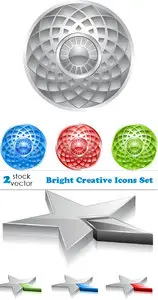 Vectors - Bright Creative Icons Set
