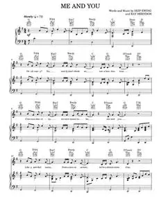 Me and you - Kenny Chesney (Piano-Vocal-Guitar)