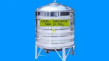Water level indicator with Tank status checker (PIC16F877A)