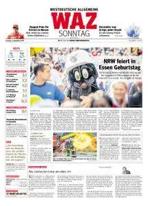 WAZ Westdeutsche Allgemeine Zeitung Sonntagsausgabe - 02. September 2018