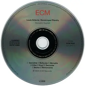 Louis Sclavis / Dominique Pifarely - Acoustic Quartet (1994) {ECM 1526}