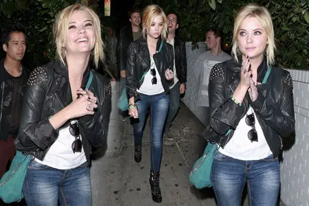 Ashley Benson - Leaving Chateau Marmont in West Hollywood June 7, 2012