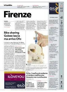 la Repubblica Firenze - 15 Febbraio 2018