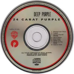 Deep Purple ‎– 24 Carat Purple (1975) [ 1st Press Japan 1989]