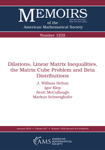 Dilations, Linear Matrix Inequalities, the Matrix Cube Problem, and Beta Distributions