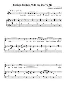 Soldier, Soldier Will You Marry Me - Filipino Folk Song (Piano Vocal)