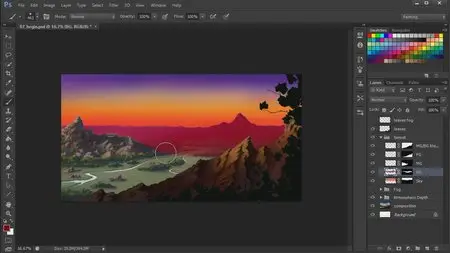 Creating Atmospheric Depth for Illustrations in Photoshop (2013)