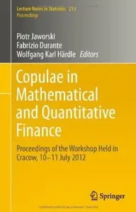 Copulae in Mathematical and Quantitative Finance