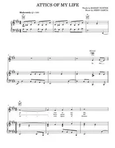 Attics of my life - Grateful Dead (Piano-Vocal-Guitar)