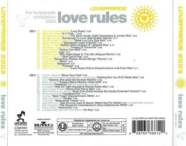 VA - Love Rules: The Loveparade Compilation 2003 (2CD) (2003) {Low Spirit Recordings/BMG}