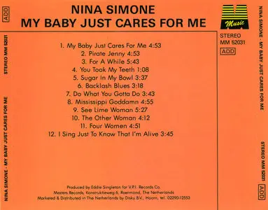 Nina Simone – My Baby Just Cares For Me (1985)