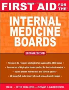 First Aid for the Internal Medicine Boards, 2nd edition