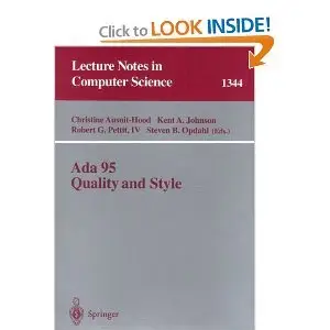 Ada 95, Quality and Style: Guidelines for Professional Programmers