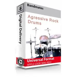 Bandmates MiniPack Aggressive Rock Drums MULTiFORMAT SCD