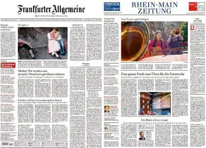 Frankfurter Allgemeine Zeitung mit RMZ vom 18. September 2010